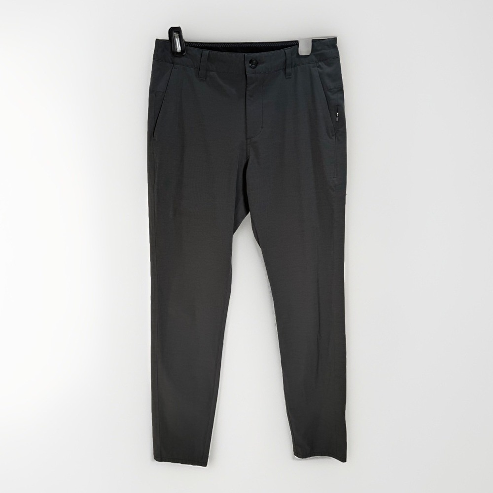 VUORI Aim Pants Mens Sz 28 Charcoal Gray V431 Technical Performance Trousers